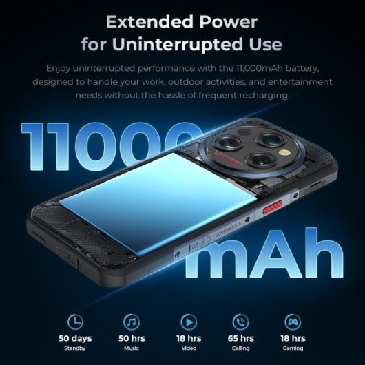 Oukitel WP35S 6GB 256GB 11000mAh IP68 Helio G85 NFC Dual SIM