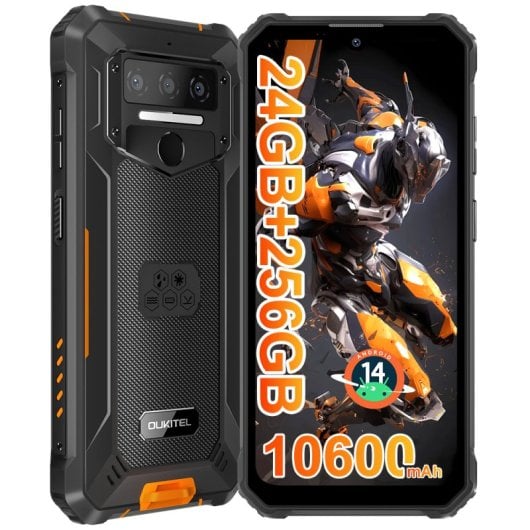 Oukitel WP23 Plus 24 Go RAM 256 Go Batterie 10600 mAh Résistant Double SIM NFC