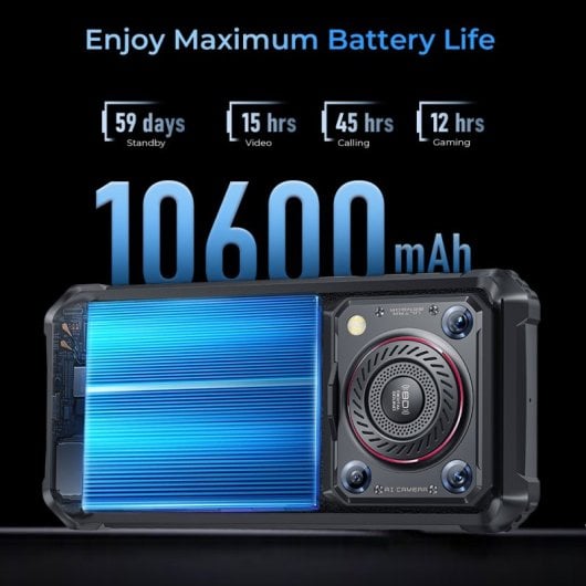 Oukitel WP36 Pro 6GB 256GB Dual SIM IP68 10600mAh NFC Octa-Core Rugerizado