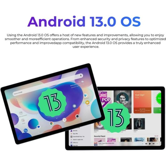 Tablet HOTWAV Pad 8 10.4" 256GB 4G LTE 5G WiFi Dual SIM Android 13 Gris