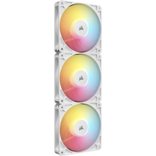 Corsair RS120-R ARGB Pack 3x Ventoinhas de Fluxo Invertido 120mm PWM Brancas