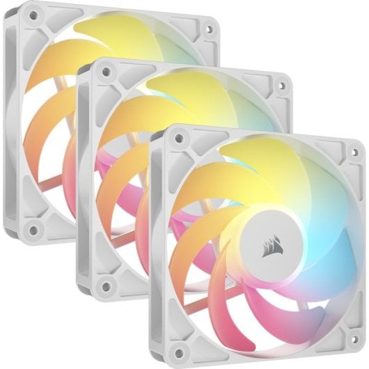 Corsair RS120-R ARGB Pack 3x Ventoinhas de Fluxo Invertido 120mm PWM Brancas