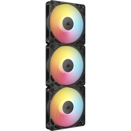 Corsair RS120-R ARGB Pack 3 Ventiladores de Flujo Inverso 120mm PWM Negro