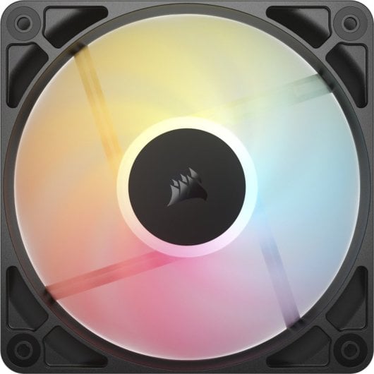 Corsair RS120-R ARGB Pack 3 Ventiladores de Flujo Inverso 120mm PWM Negro
