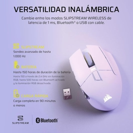 Corsair Scimitar Elite Wireless SE Rato Gaming Sem Fios RGB 33000 DPI com 16 Botões e Key Slider Branco