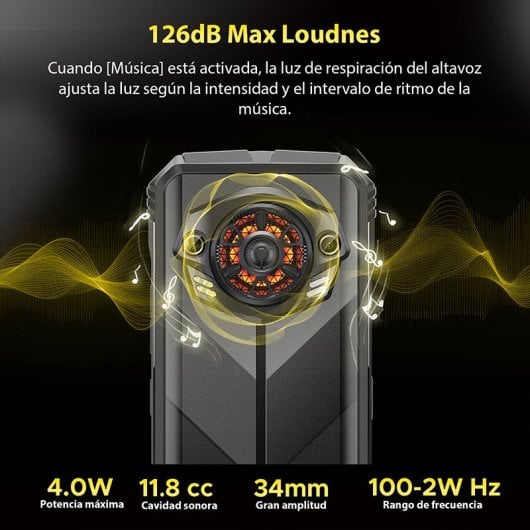 Doogee SPunk 16 GB RAM 256 GB 10800 mAh IP68/IP69K NFC Android 14 Extra Resistente