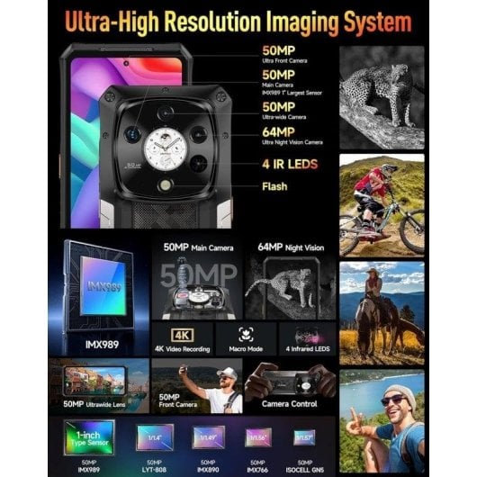 Ulefone Armor 28 Pro 5G 32GB 512GB 6.67" Negro