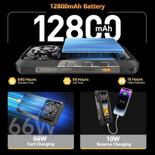 Ulefone Armor 30 Pro 5G 16GB 512GB 6.95" Noir