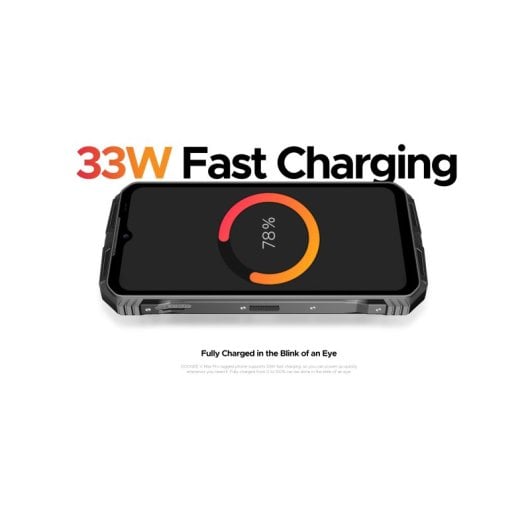 Doogee V Max Pro 32GB 512GB 5G Rugerizado batería 22000mAh triple cámara 108MP Gris