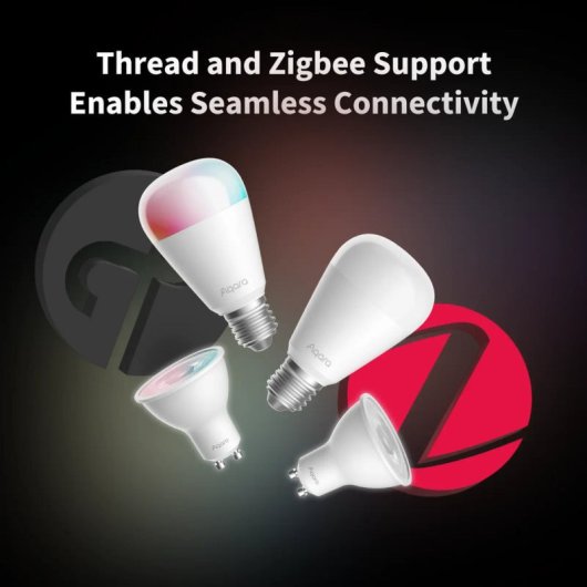 Bombilla inteligente Aqara GU10 RGBW 450 lm CRI90 compatible Zigbee, Bluetooth y asistentes voz