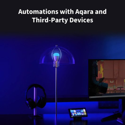 Bombilla inteligente Aqara GU10 RGBW 450 lm CRI90 compatible Zigbee, Bluetooth y asistentes voz