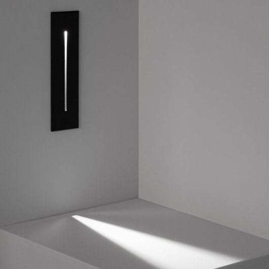 Baliza efectoLED Wabi LED 3W Negro IP65 Aluminio Empotrable Rectangular ...