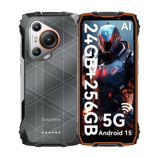 Smartphone Blackview 24 GB RAM 256 GB AI DeepSeek ChatGPT Gemini AI 5G 2,4 K 120 Hz