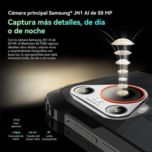 Blackview 5G 8GB 256GB 6.78" Naranja