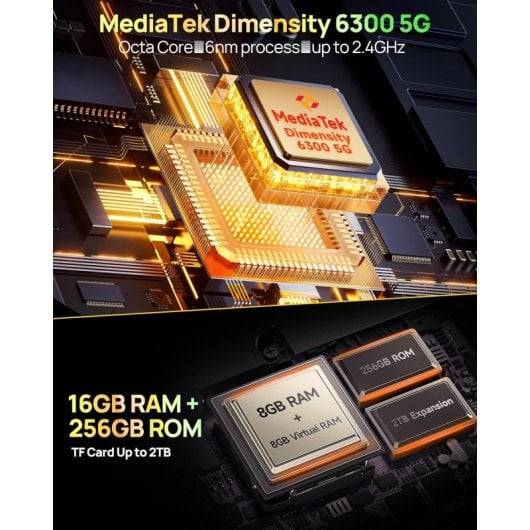 Ulefone Armor X32 Pro 8GB 256GB 5G Visión Nocturna Batería 5500mAh Resistente