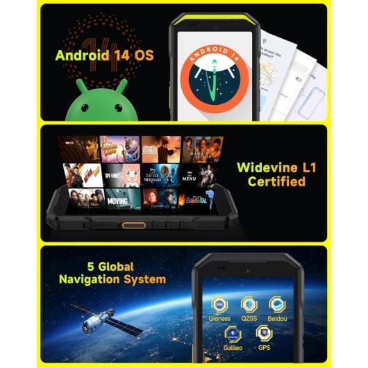 Ulefone Armor X32 Pro 8GB 256GB 5G Visión Nocturna Batería 5500mAh Resistente