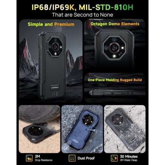 Ulefone Armor X32 Pro 8GB 256GB 5G Visión Nocturna Batería 5500mAh Resistente