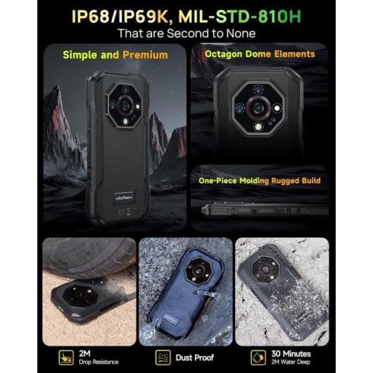 Ulefone Armor X32 Pro 5G 8GB 256GB Nero 5.65" Dual SIM