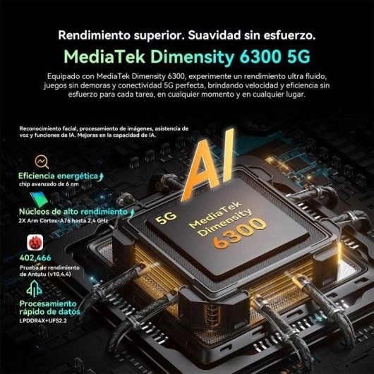 Blackview BL7000 5G 8GB 256GB 6,78" Negro cámara 50MP