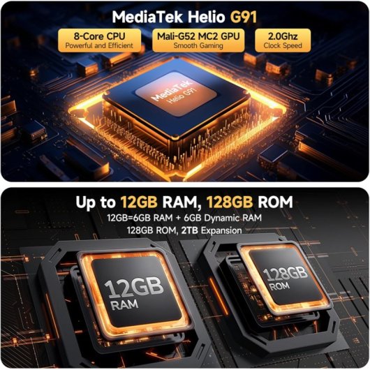 Ulefone Armor X32 12 Go RAM 128 Go Triple caméra Vision nocturne IP69K 5500 mAh