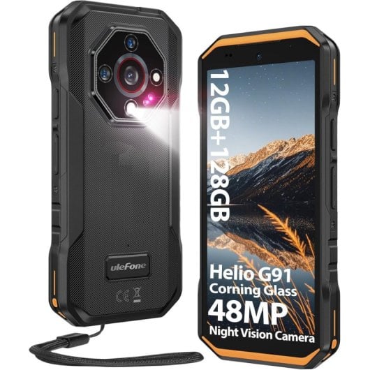 Ulefone Armor X32 12 Go 128 Go Vision nocturne IP68/IP69K Verre Gorilla NFC 5500 mAh
