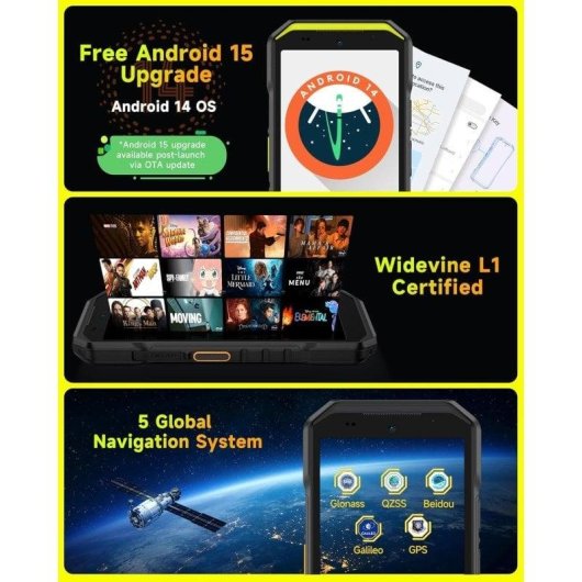 Ulefone Armor X32 4G 12GB 128GB 5,65" Noir