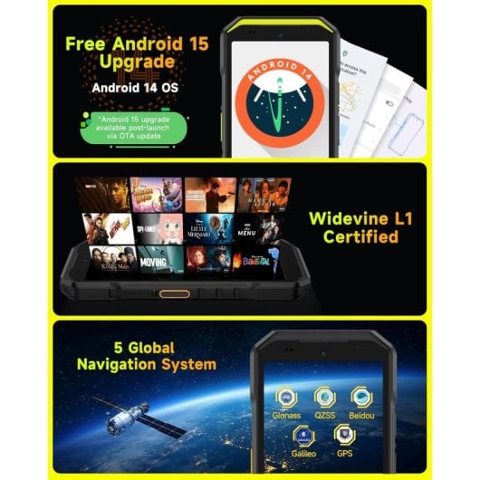 Ulefone Armor X32 12 Go 128 Go Vision nocturne IP68/IP69K Verre Gorilla NFC 5500 mAh
