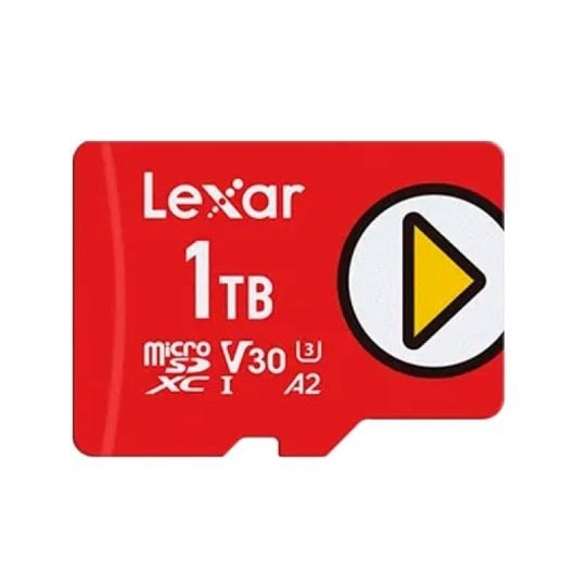 MicroSDXC Lexar PLAY 1TB UHS-I U3 V30 150MB/s Rojo Gaming 4K