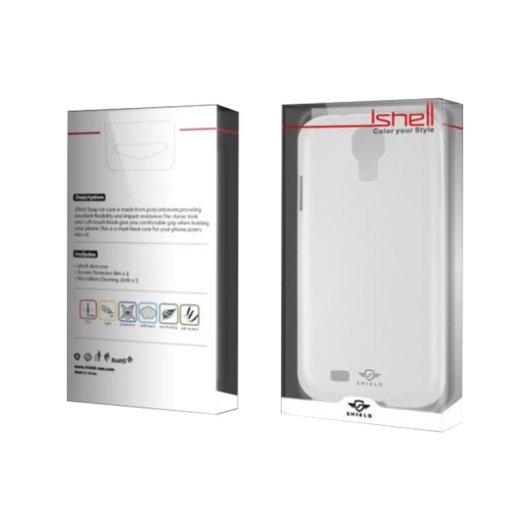 Bq IShell Samsung Galaxy S4 Branca Protección Traseira Compatible S4