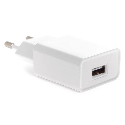 Cargador de Pared ORBEGOZO EN 1000 1xUSB 2.4A Compacto Protección Sobrecarga