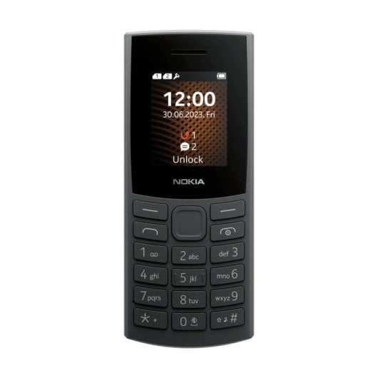 Nokia 105 4G Dual SIM Bluetooth 4,57cm 1450mAh MicroSD FM Linterna Carbón vegetal