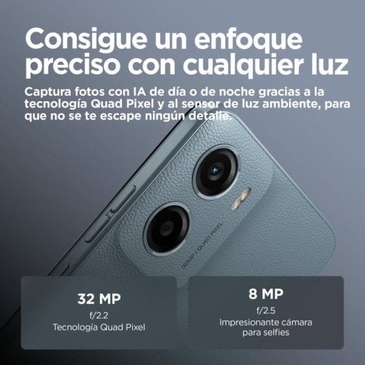Motorola Moto E15 2 Go 64 Go Quad Pixel 32 MP TurboPower Bleu