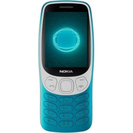 Teléfono móvil Nokia 3210 Azul Dual SIM 2.4" 4G 2MP 128MB Radio FM Batería 1450mAh