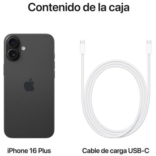 Apple iPhone 16 Plus 256GB Dual-Kamera 48MP Display 6,7″ Super Retina XDR schwarz