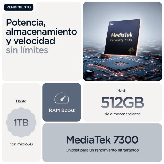 Smartphone Motorola Edge 60 Fusion 8GB 256GB 5G 6.67" POLED 120Hz Cámara Sony LYTIA OIS 50MP Azul