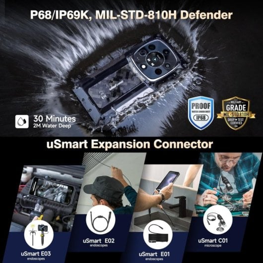 Ulefone Armor 28 ULTRA 32GB 1TB 5G Doble Pantalla Termografía IA Ultra Resistente