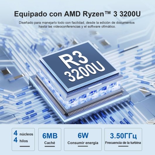 Portátil Vanwin UCC-UL156-A Ryzen 3 de 15,6″, 16 GB, SSD de 512 GB, ecrã táctil 360°, Windows 11 Pro