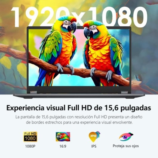 Portátil Vanwin UCC-UL156-A Ryzen 3 de 15,6″, 16 GB, SSD de 512 GB, ecrã táctil 360°, Windows 11 Pro