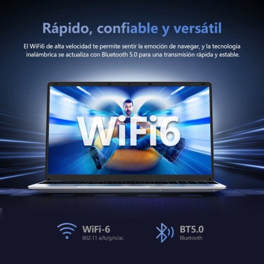 Portátil Vanwin 15,6″ Intel Celeron N5095 16GB 512GB SSD Windows 11 Pro com impressão digital