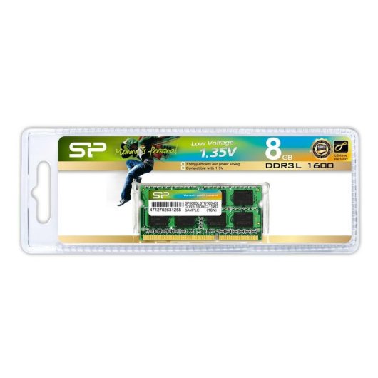 Memoria RAM Silicon Power 8GB DDR3L 1600MHz CL11 SO-DIMM 204 pin