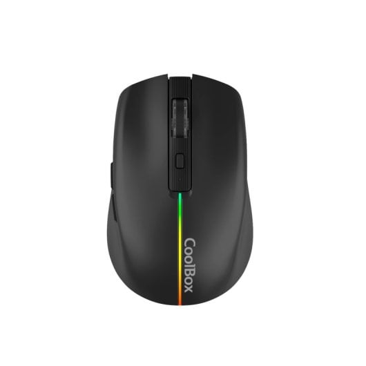 CoolBox Kabellose Maus 1600 DPI RGB 6 Tasten USB-C wiederaufladbar