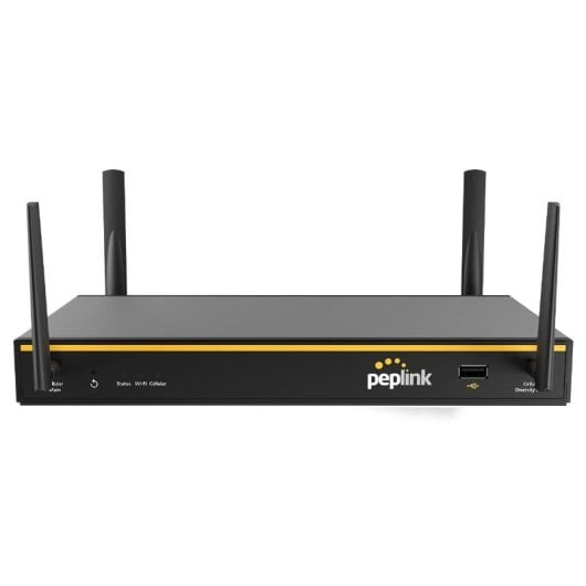 Peplink Balance 20X FlexModule Mini LTE Dual-SIM-Router Hochverfügbares Mobilfunk-Backup