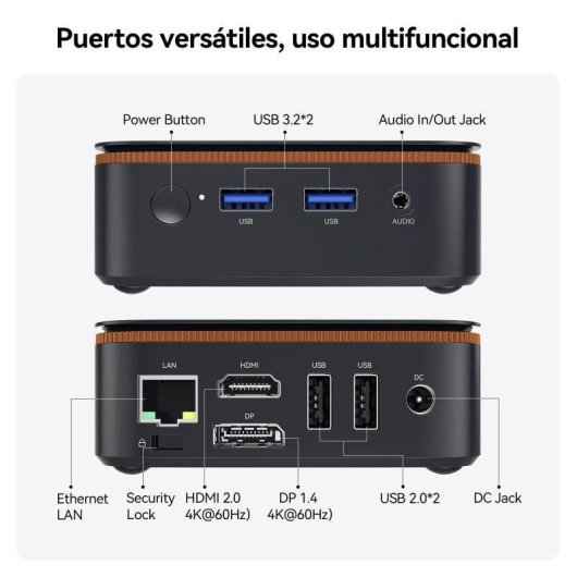 Mini PC Huidun H50 AMD Ryzen 3 3300U 8GB 256GB SSD Radeon Vega 6 Windows 11