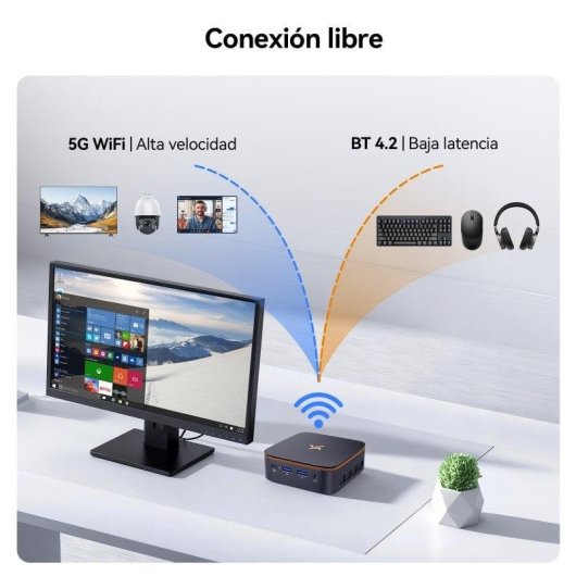 Mini PC Huidun H50 AMD Ryzen 3 3300U 8GB 256GB SSD Radeon Vega 6 Windows 11