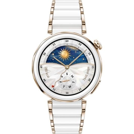 Huawei WATCH GT5 Pro GPS NFC 42mm AMOLED Weiß Mittel IP69K SpO2 Pulsmesser Schlaftracking