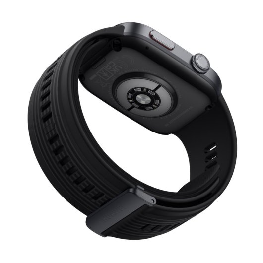 Smartwatch Huawei Watch D2 AMOLED 1,82″ Pulseira de fluoroelastómero preta, bateria de 524mAh