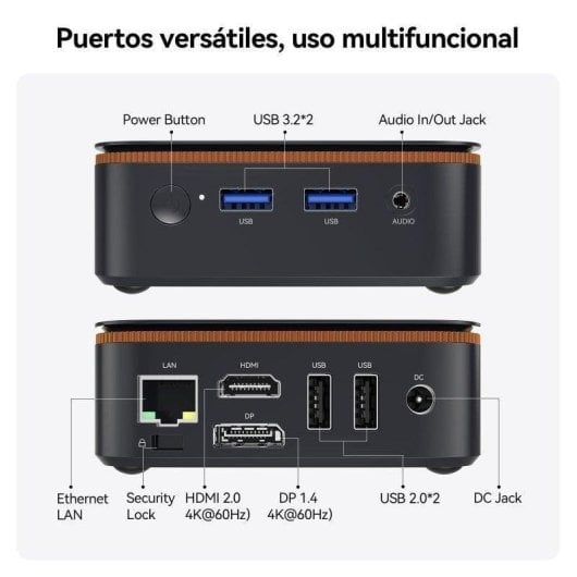 Mini PC Huidun H50 AMD Ryzen 3 3300U 16GB 512GB SSD Radeon Vega 6 Windows 11 Pro