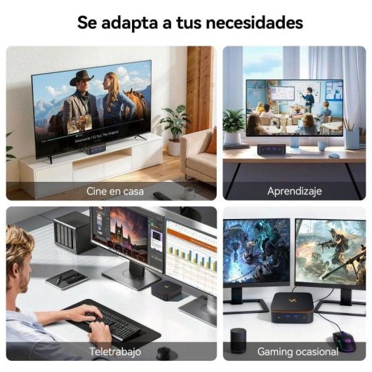 Mini PC Huidun H50 AMD Ryzen 3 3300U 16GB 512GB SSD Radeon Vega 6 Windows 11