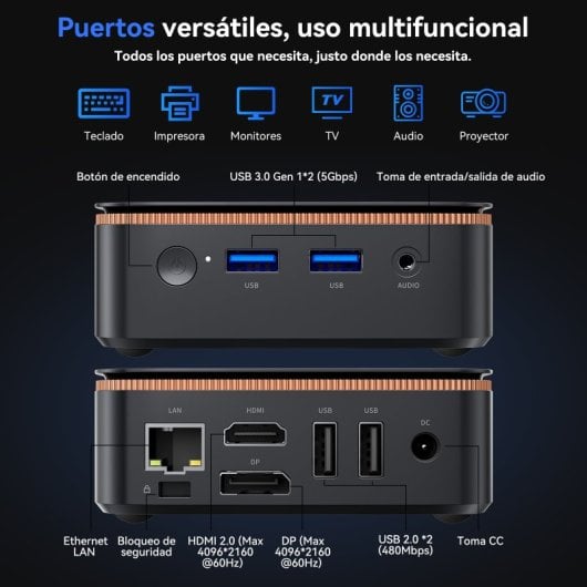 Huidun H50 Mini Intel N150 16GB 512GB SSD WiFi 6 Windows 11