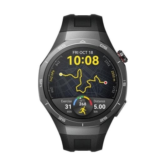 Huawei WATCH GT5 Pro GPS NFC 46mm AMOLED Titane Noir Résistance IP69K SpO2 Pulsomètre